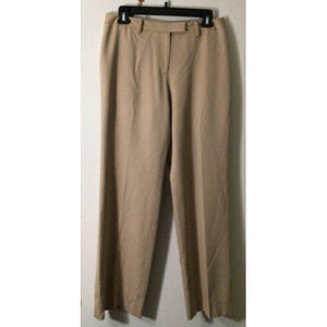 Brooks Brothers 100% Wool Women’s Catherine Fit Career Dress Pants 6 Lined Tan